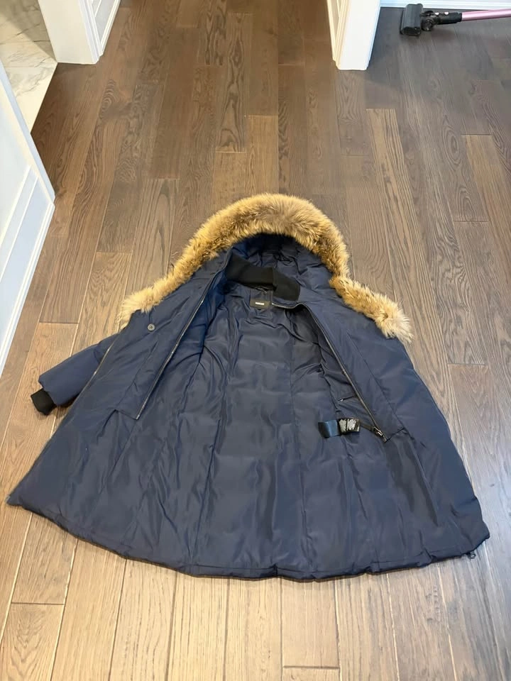 Mackage Kay Navy Down Coat - Size Small - photo 3