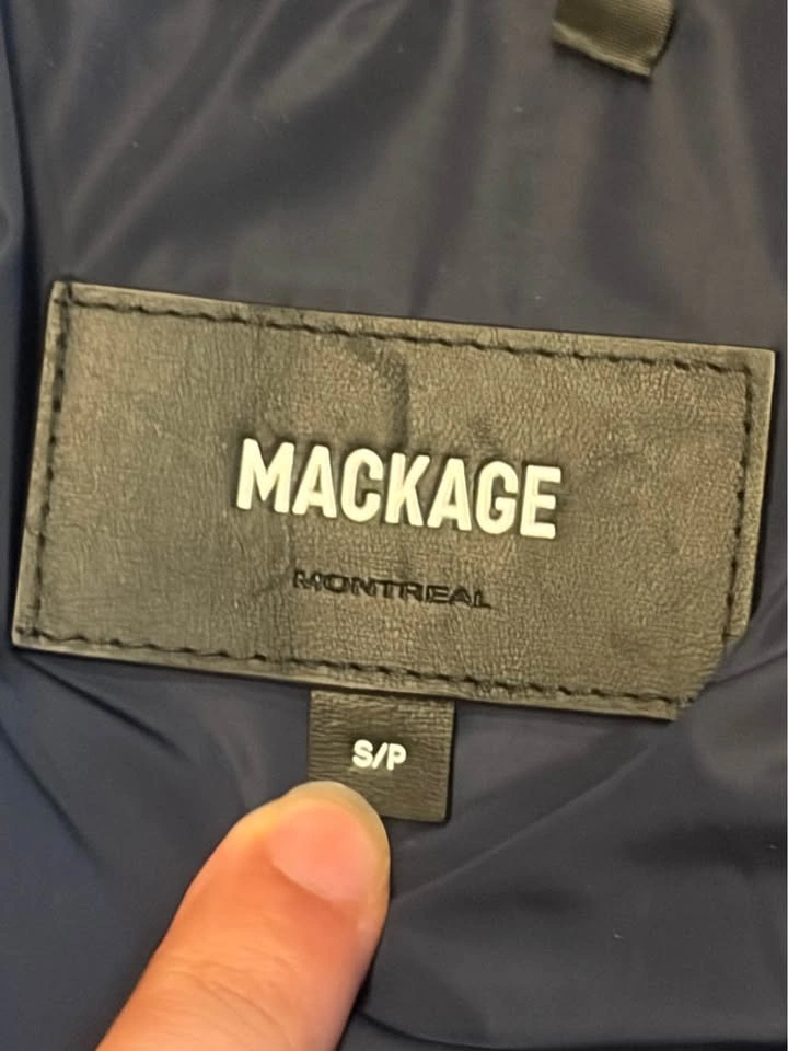 Mackage Kay Navy Down Coat - Size Small - photo 4