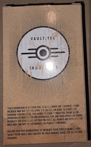 Fallout Vault Boy Bobblehead Loot Crate Exclusive Open Box - photo 4