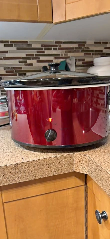 Red Slow Cooker 5qt