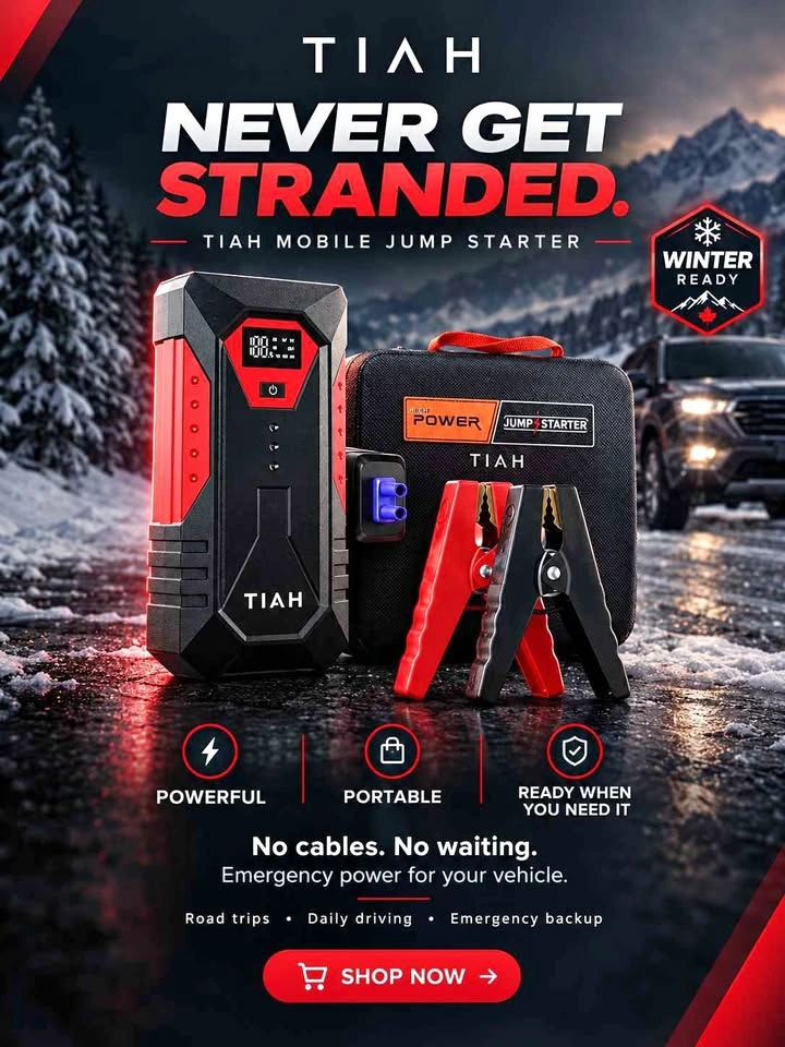 TIAH Jump Starter & Battery Booster