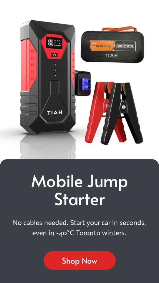 TIAH Jump Starter & Battery Booster - photo 2