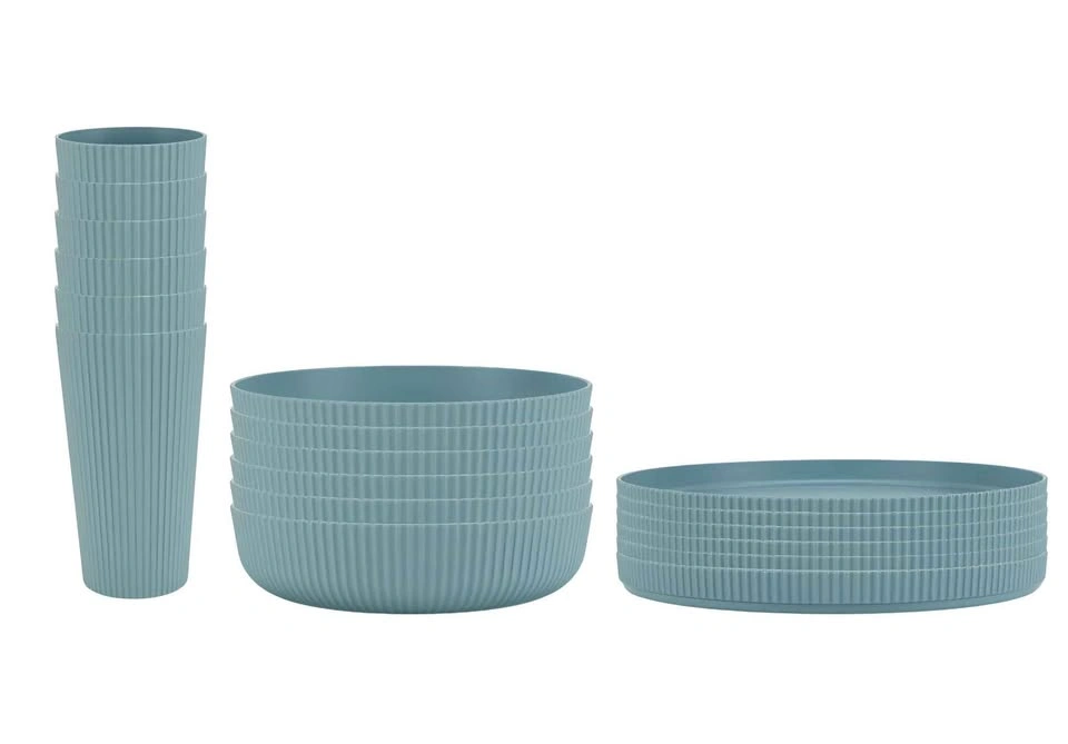 17-piece non-breakable dinnerware set - photo 2