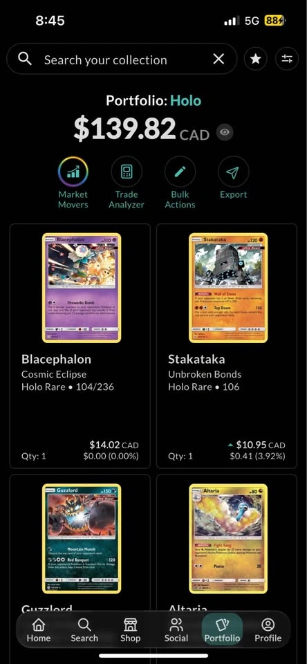 Pokemon Holo Rare Card Collection