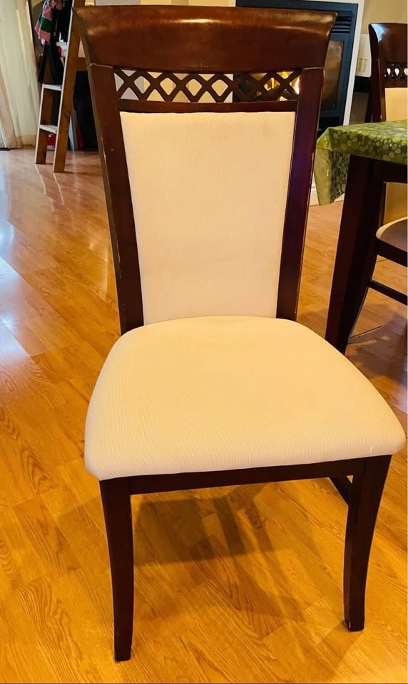 Dining Table with Chairs - Dark Wood - photo 3