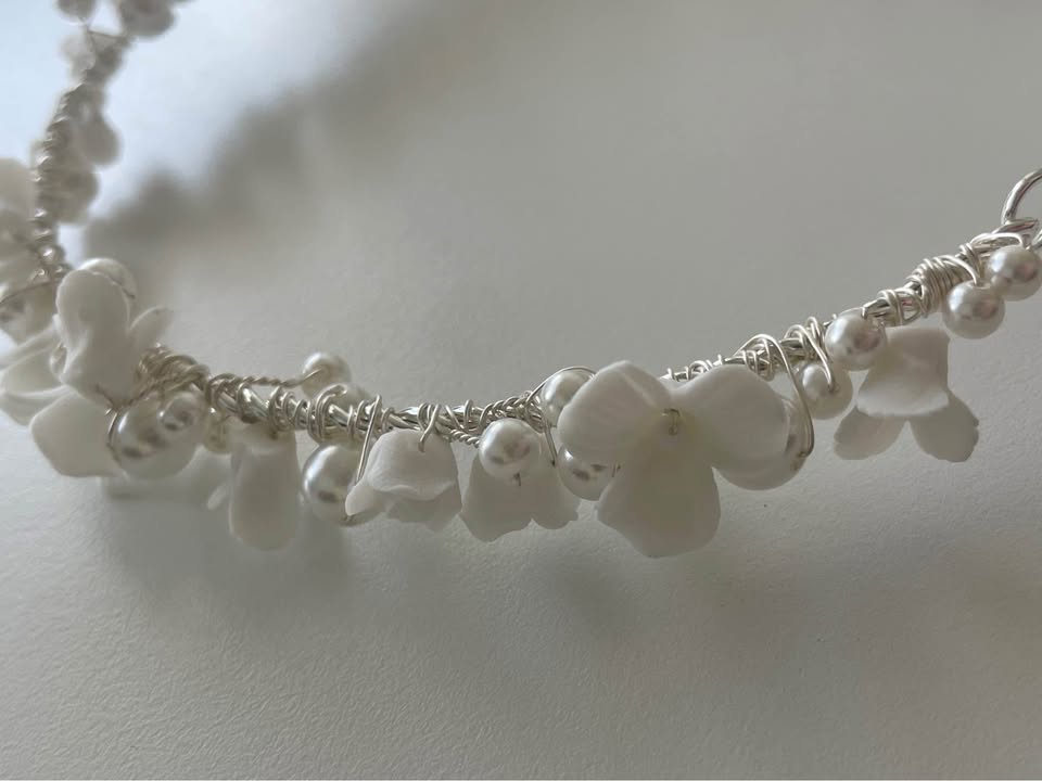 New bridal wedding headband with pearls-$5 - photo 3