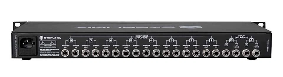 Sterling Audio 8-Channel Rackmount Headphone Mixer - photo 2