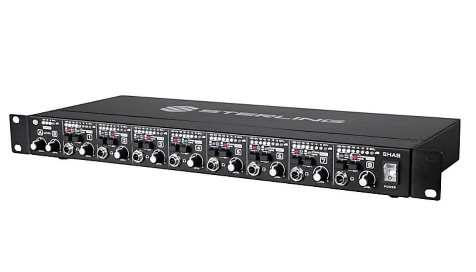 Sterling Audio 8-Channel Rackmount Headphone Mixer - photo 3