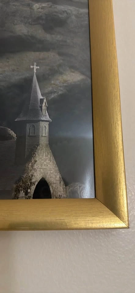 Harry Potter Hogwarts poster & gold frame, Extra large - photo 2
