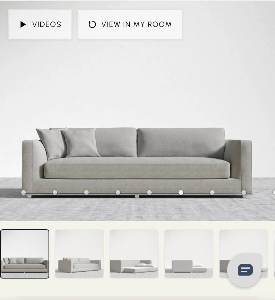 Sleeper Sofa – Grey - photo 2