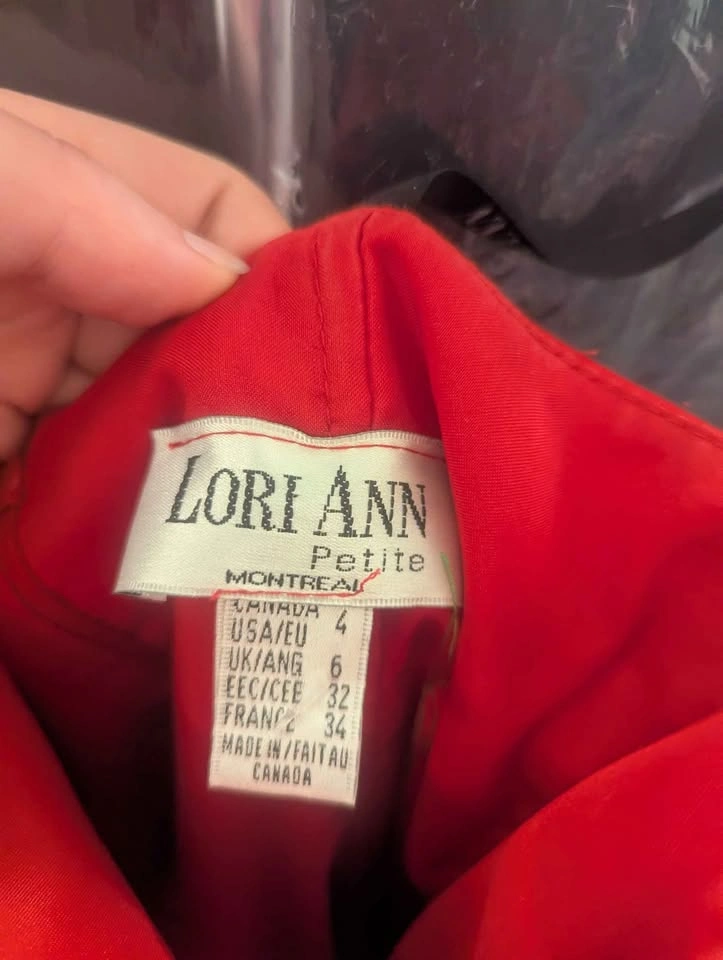 Lori Ann Red Evening Gown