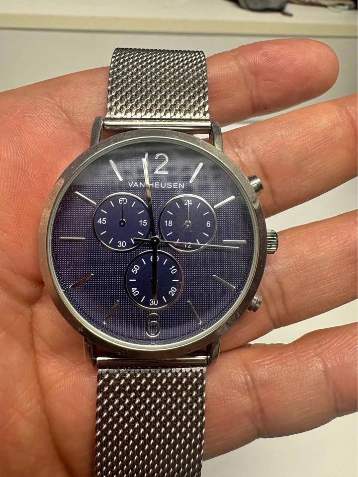 Van Heusen Men’s Chronograph-Style Mesh Watch VAN 2056 08 25