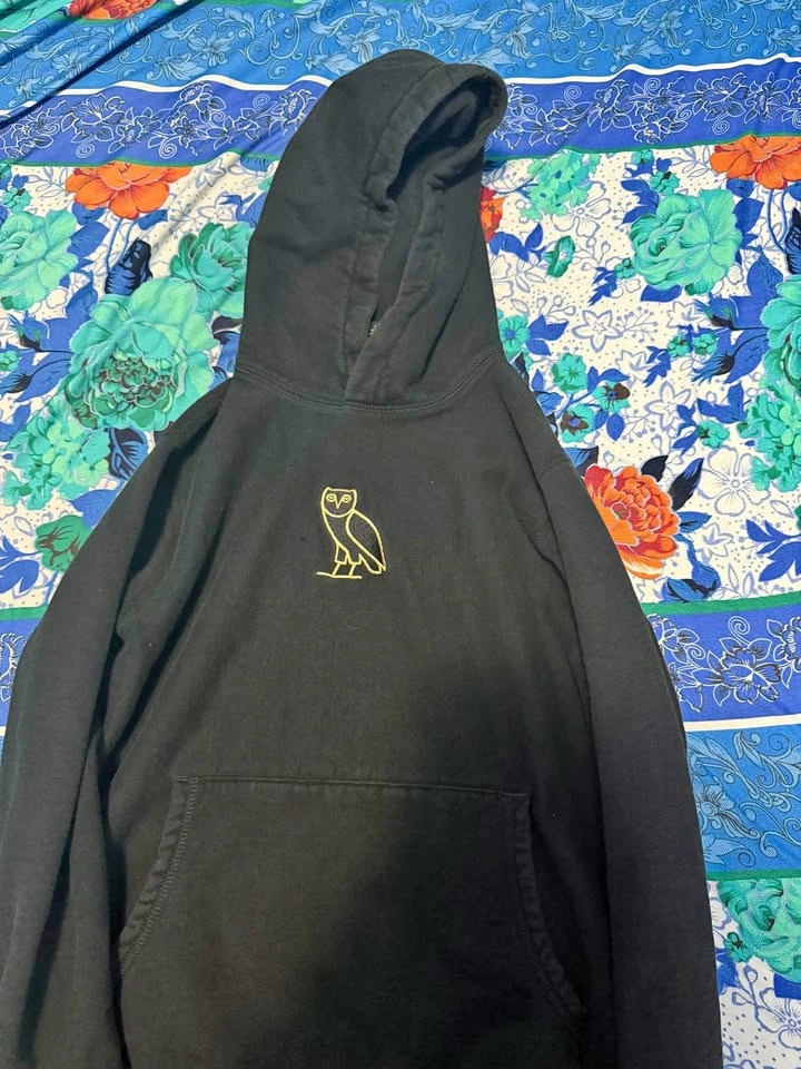 OVO Black Owl Hoodie – Classic Gold Logo Pullover