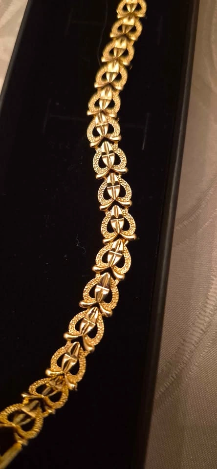 18k Oro Laminado Bismark Link Bracelet – 8" - photo 2