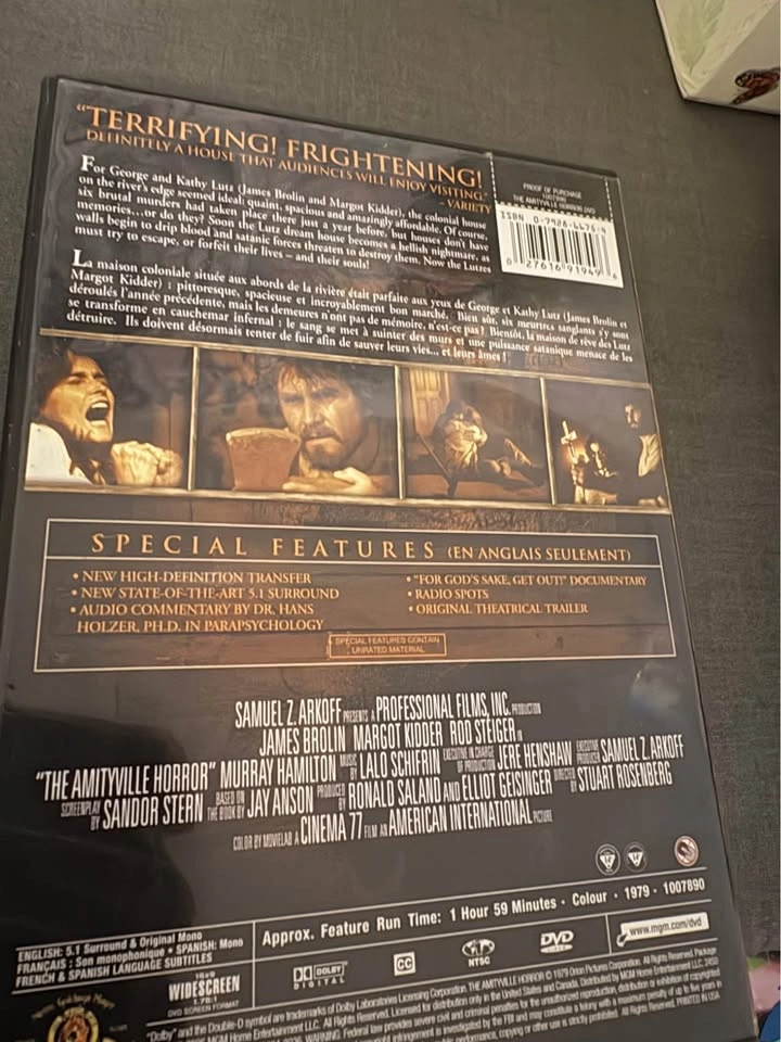 Amityville horror dvd the original - photo 2