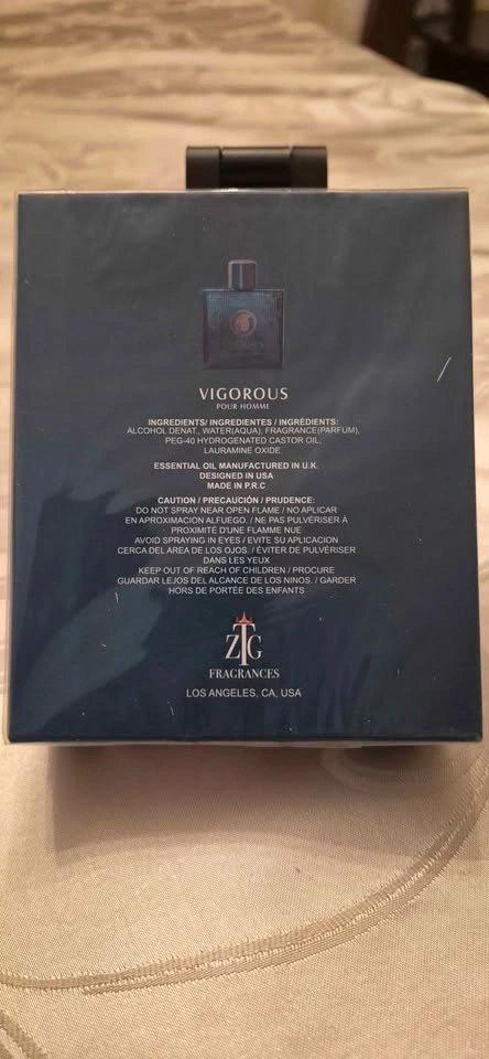 Brand New Sealed Vigorous Pour Homme EDP Cologne – 100ml - photo 2