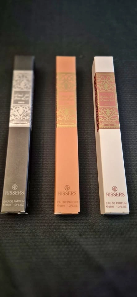 Rissers Eau de Parfum Travel Sprays 35ml – Set of 3