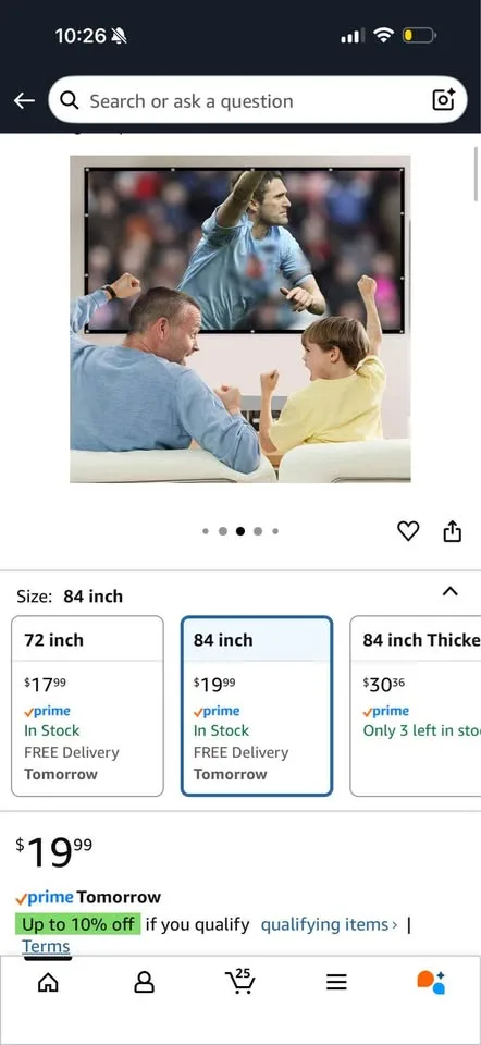 Projector screen image indicator(3)