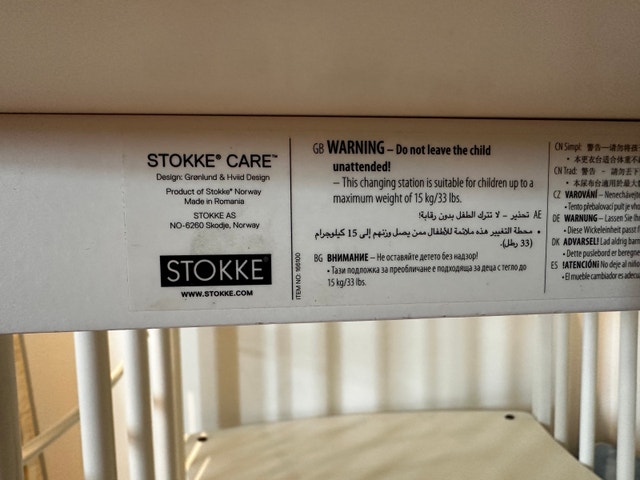 Change Table and Storage Stokke - photo 4