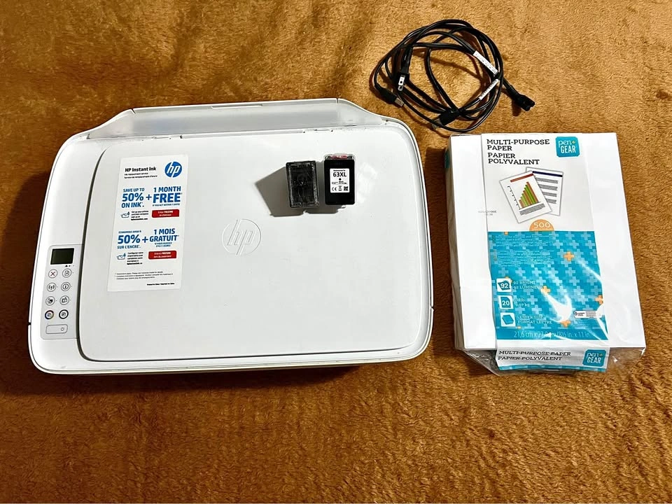 HP DeskJet 3630 Wireless All-in-One Printer Bundle