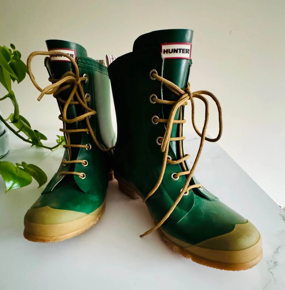Hunter Men’s Lace-Up Rain Boots - photo 2