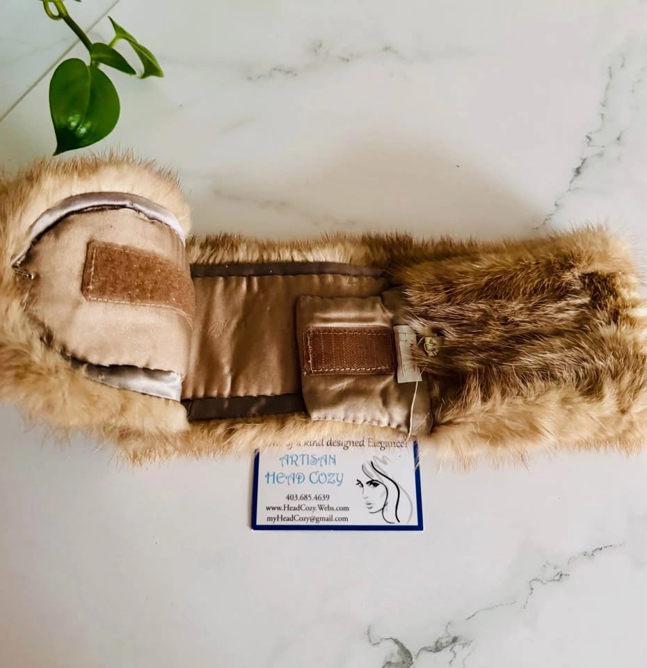 Artisan Head Cozy Mink Fur Headband - photo 3