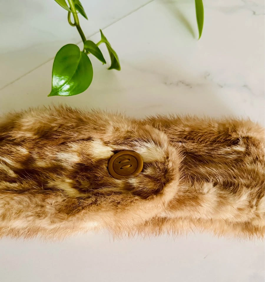 Artisan Head Cozy Mink Fur Headband - photo 5