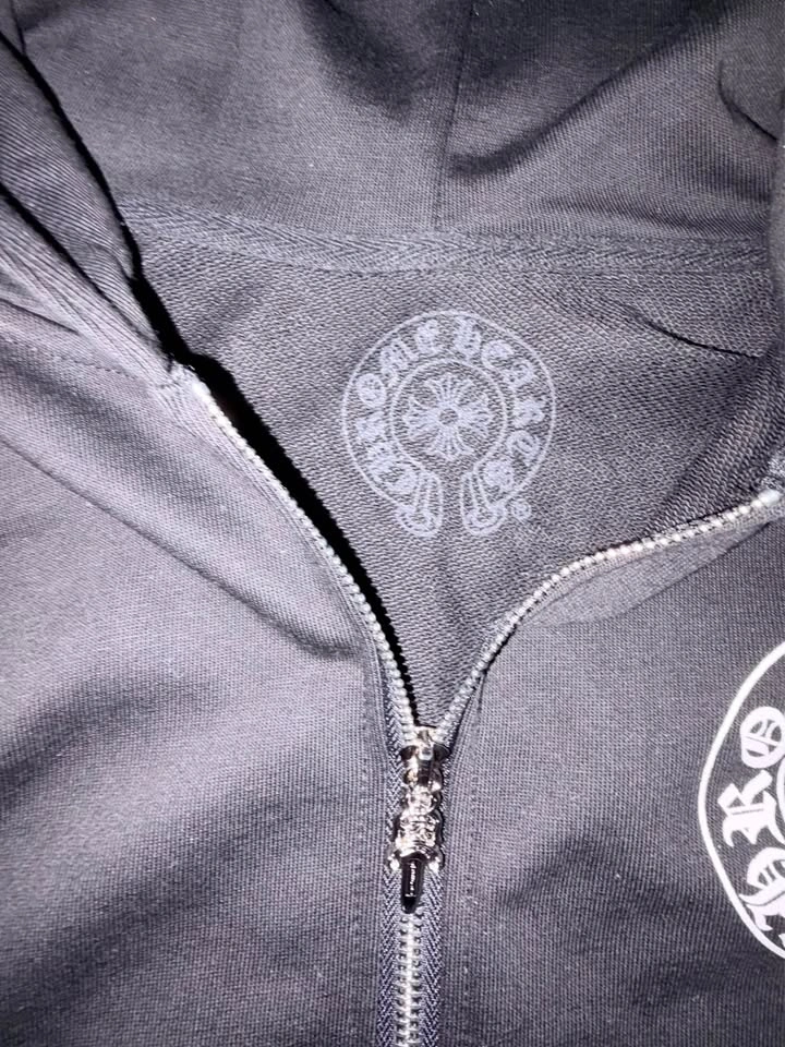 Chrome Hearts Horseshoe Zip-Up Hoodie - photo 2