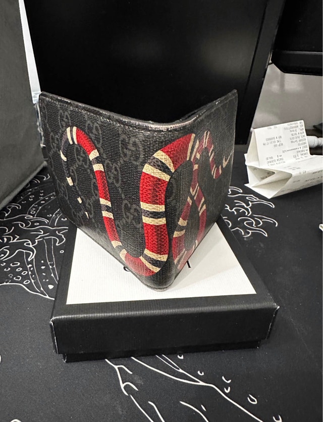 Gucci Kingsnake GG Supreme Wallet - photo 2