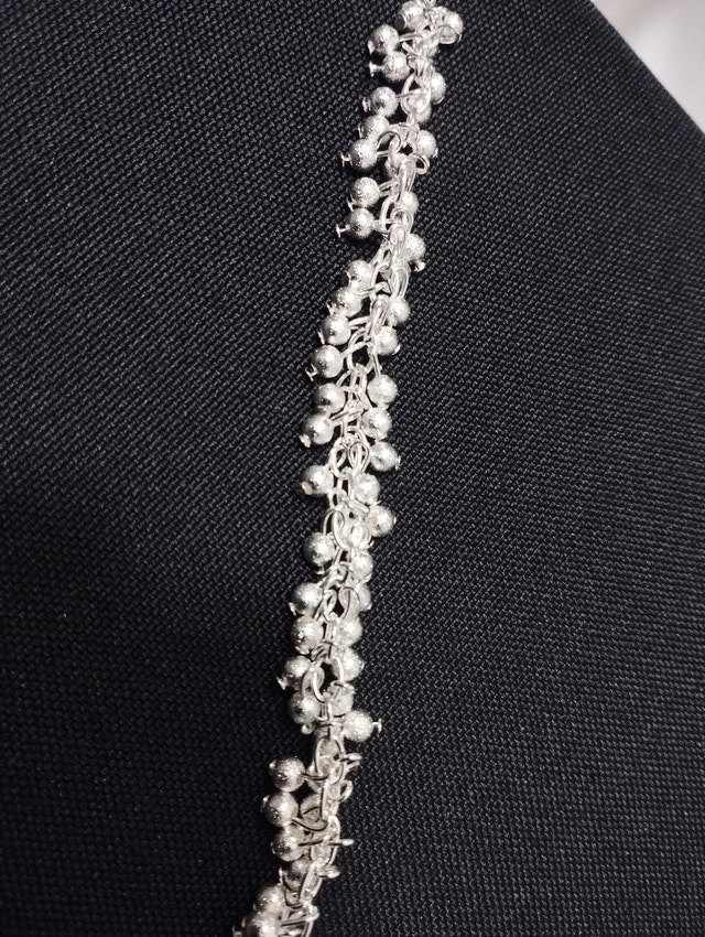 New silver zirconia bracelet - photo 2