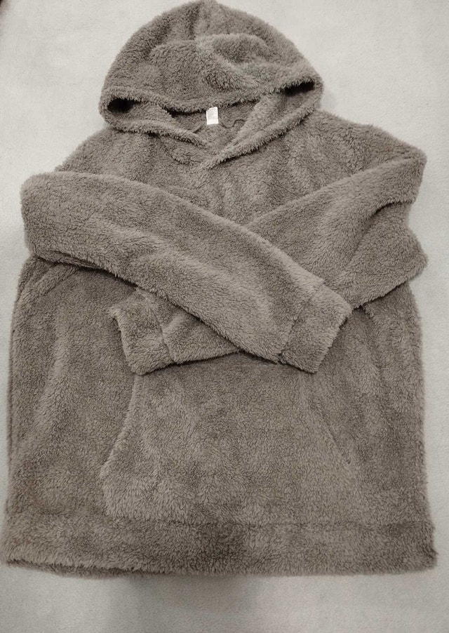 New men's Sherpa plush hoody size XXL