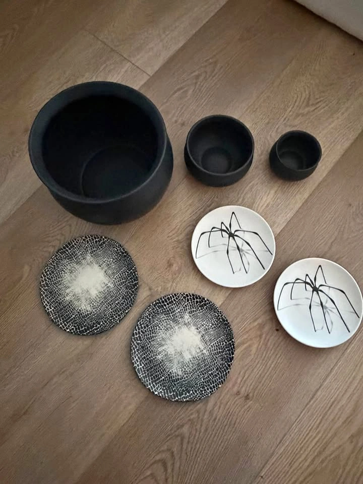 CB2 and Crate&Barrel Halloween Serveware