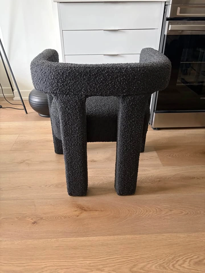 CB2 ‘Stature Black Boucle Dining Armchair’ - photo 3