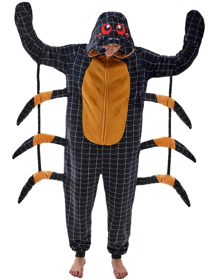 Brand New NEWCOSPLAY Spider Onesie Adult Onesie - Medium