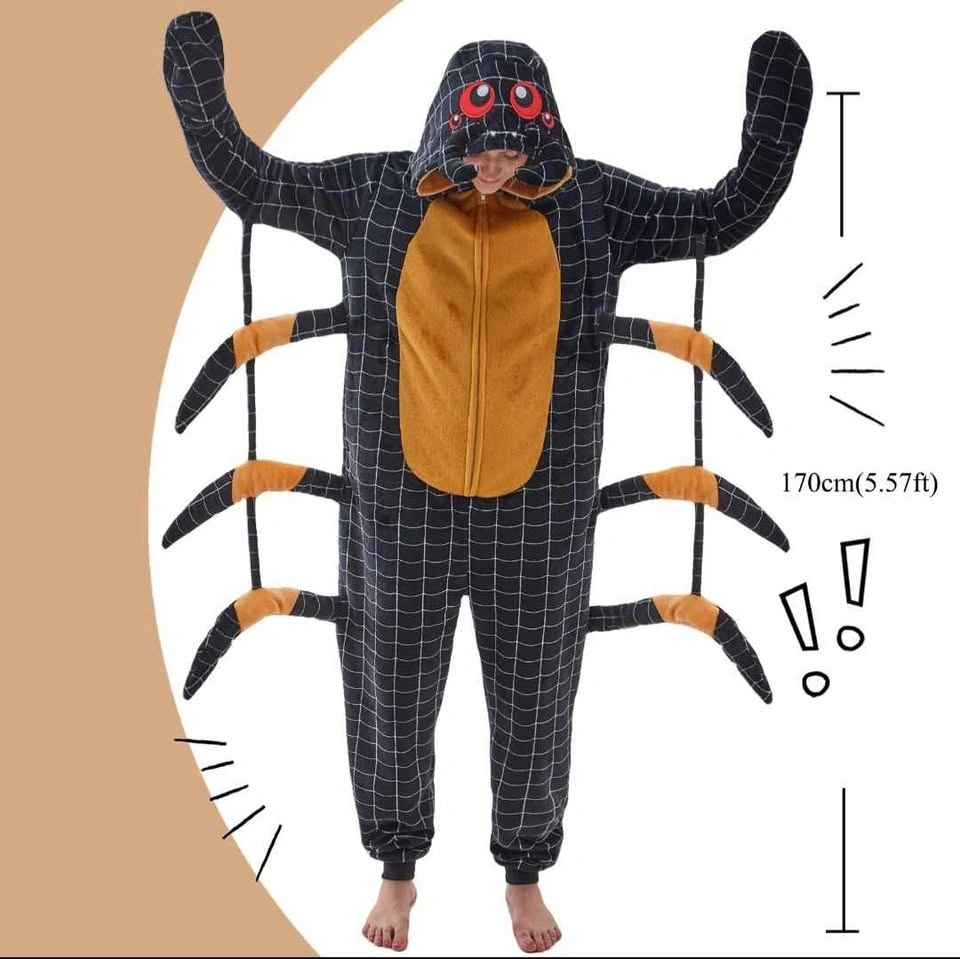 Brand New NEWCOSPLAY Spider Onesie Adult Onesie - Medium - photo 2