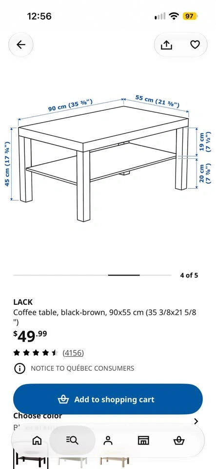 Ikea Coffee Table - photo 2