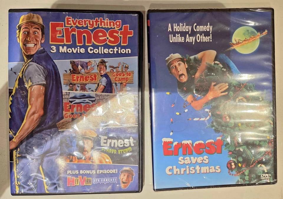 2 Ernest DVDs and 4 movies!