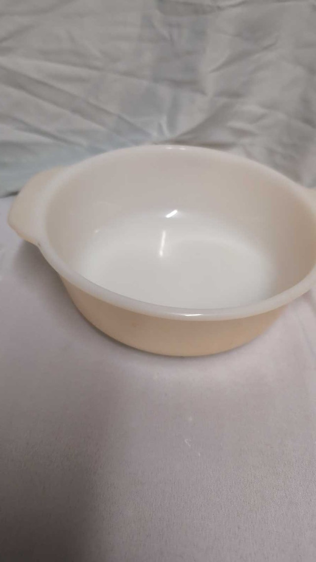 Fire King Peach Lustre Casserole Dish