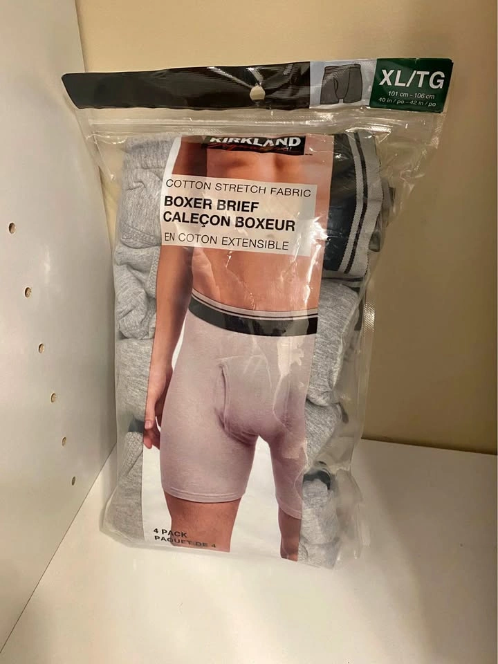 Kirkland Signature Boxer Briefs 4 Pack XL