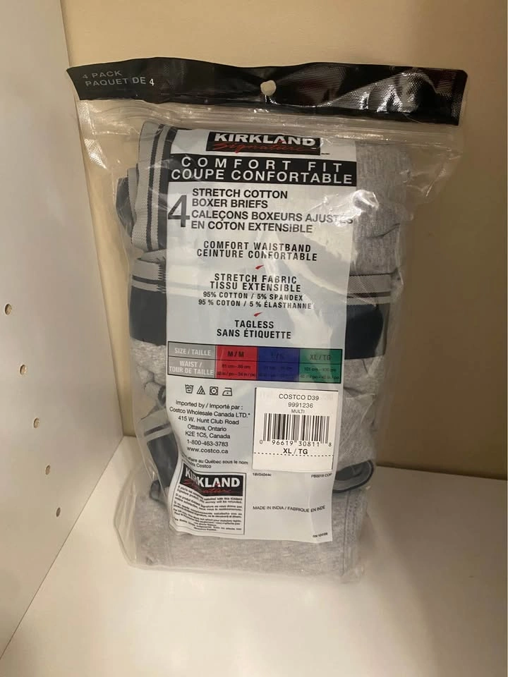 Kirkland Signature Boxer Briefs 4 Pack XL - photo 2