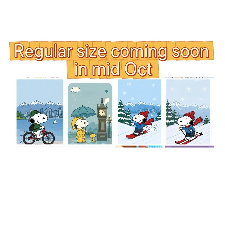 Snoopy card case - for mini/ regular compass, AirTag, fob - photo 4