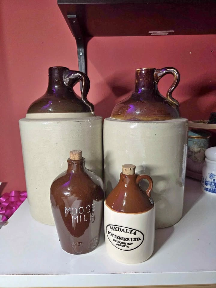 Antique Moonshine/Whiskey Jug Collection (set of 4)