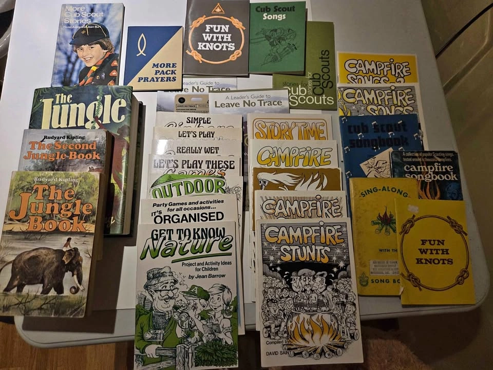 Vintage Boy Scouts and Cub Scouts Book Collection