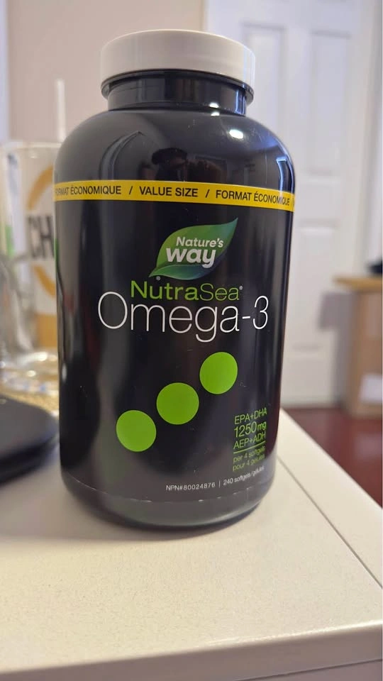 Nature’s Way NutraSea Omega-3 Fish Oil – 240 Softgels