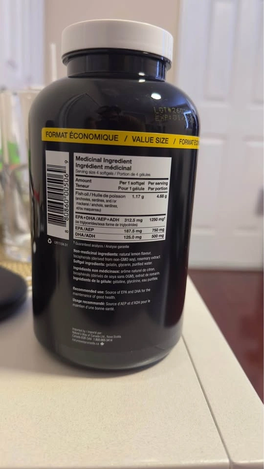 Nature’s Way NutraSea Omega-3 Fish Oil – 240 Softgels - photo 3