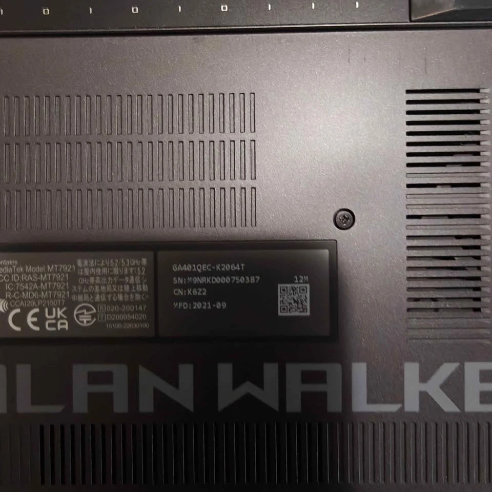 Alan Walker Edition Asus Rog Zephyrus (Purchased 2024 January) - photo 5