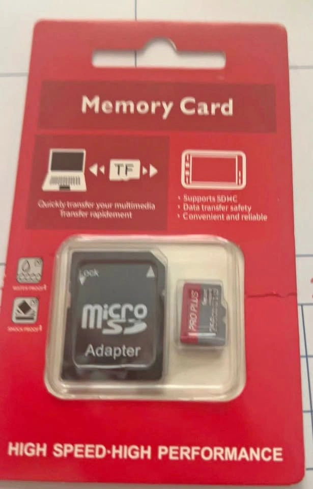 256GB Micro SD Card with Adapter Class 10 U3