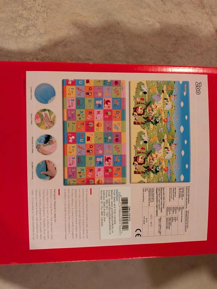 Dwinguler Zoo Baby Play Mat – Double-Sided 🦁🐘 - photo 4