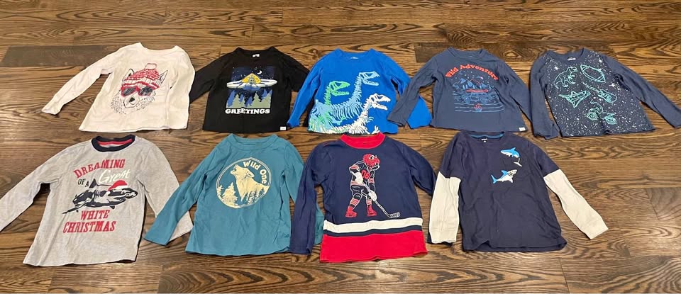 5T- Long Sleeved Shirts