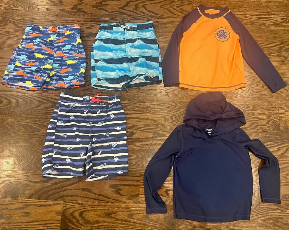 6T Swim Trunks and Rash Guards thumbnail